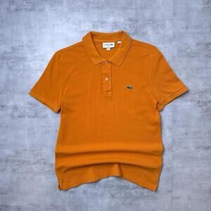 Y2K Lacoste Orange Polo Shirt